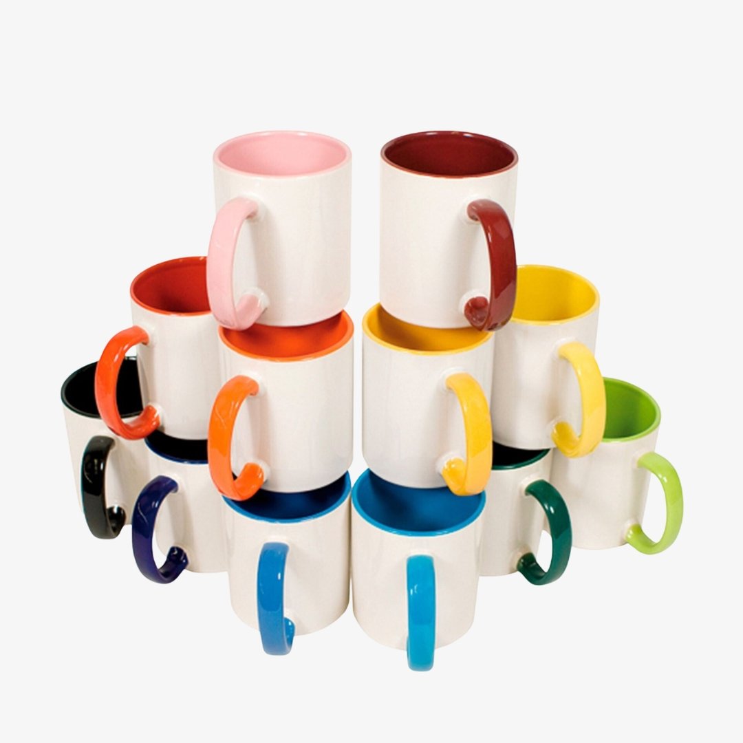Keramiktasse TWO TONES & HANDLE 11 oz – personalisierbar, MPlot