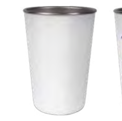 Konischer Edelstahl-Trinkbecher, 420 ml – personalisierbar, MPlot